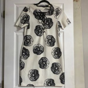Beautiful 1.State black and white classic dress